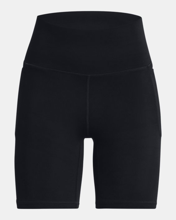 Women's UA Meridian 7" Bike Shorts in Black image number 4